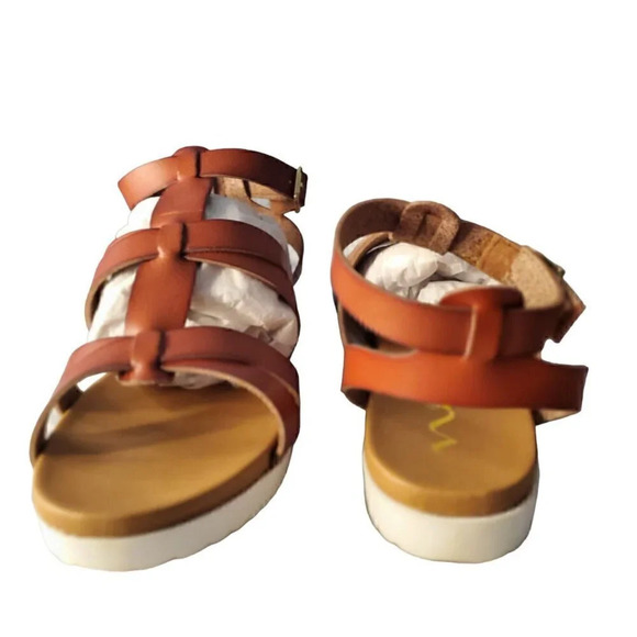 Nina | Strappy Sandal | Tan | size 5 - Picture 2 of 4